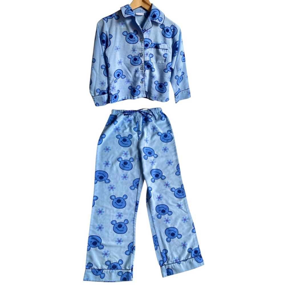 Vintage Y2K Christmas Bear Limited Too PJ Set